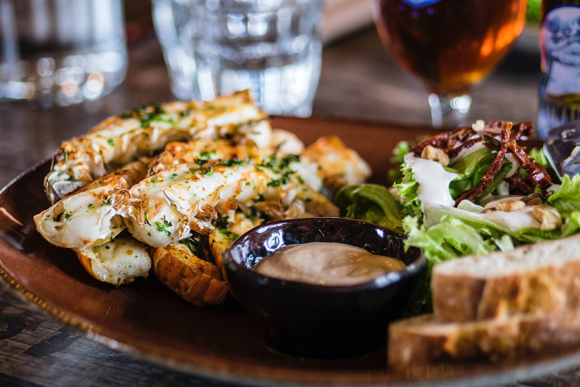 Image of a plate of lobster